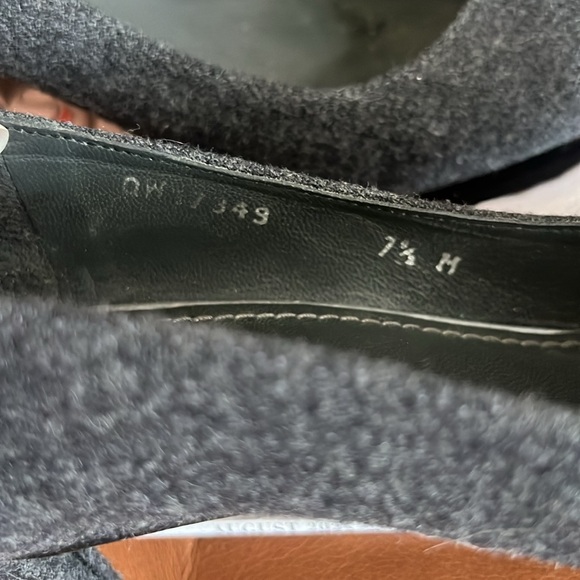 STUART WEITZMAN GREY WOOL LUXURY HEELS - Picture 7 of 8